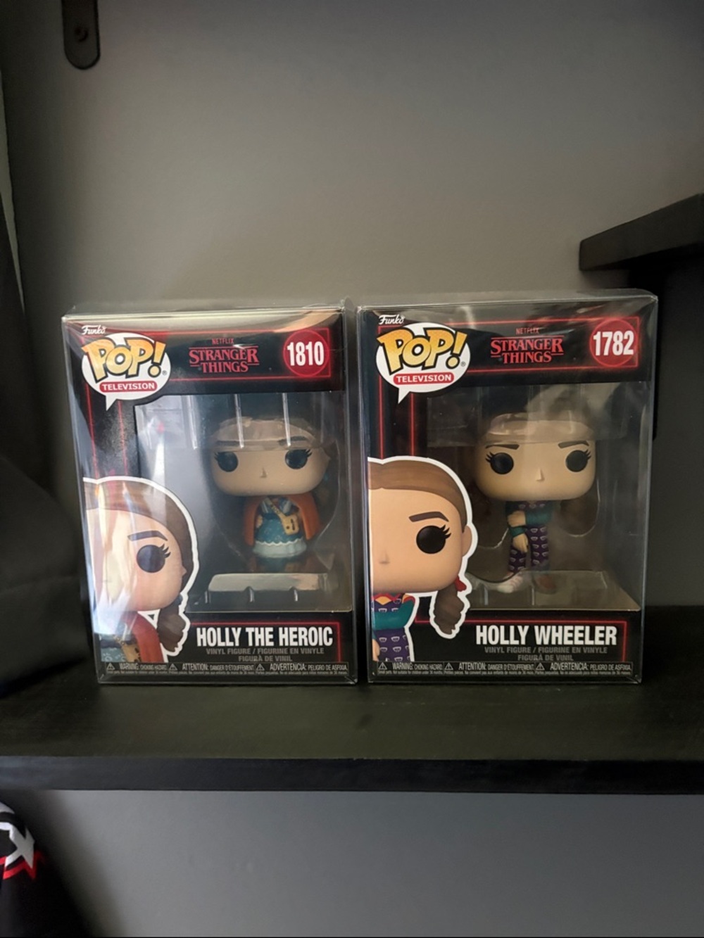 Funko Pop! Stranger Things Holly Wheeler & Holly The Heroic - Black, Red, Blue
